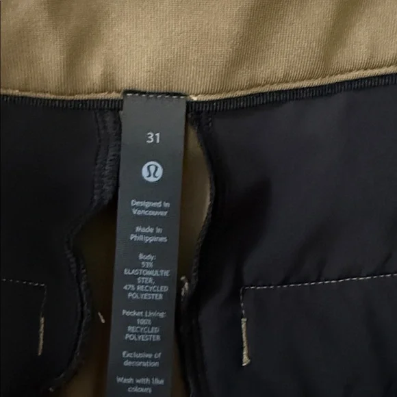 Lululemon - ABC Slim-Fit Trouser 30 *Warpstreme - Artifact - Size 31